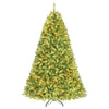 10/7.5/6.5 FT Pre-Lit Artificial Christmas Tree w/ 1100/600/650 Warm White LED Lights-M - Gallery View 1 of 1
