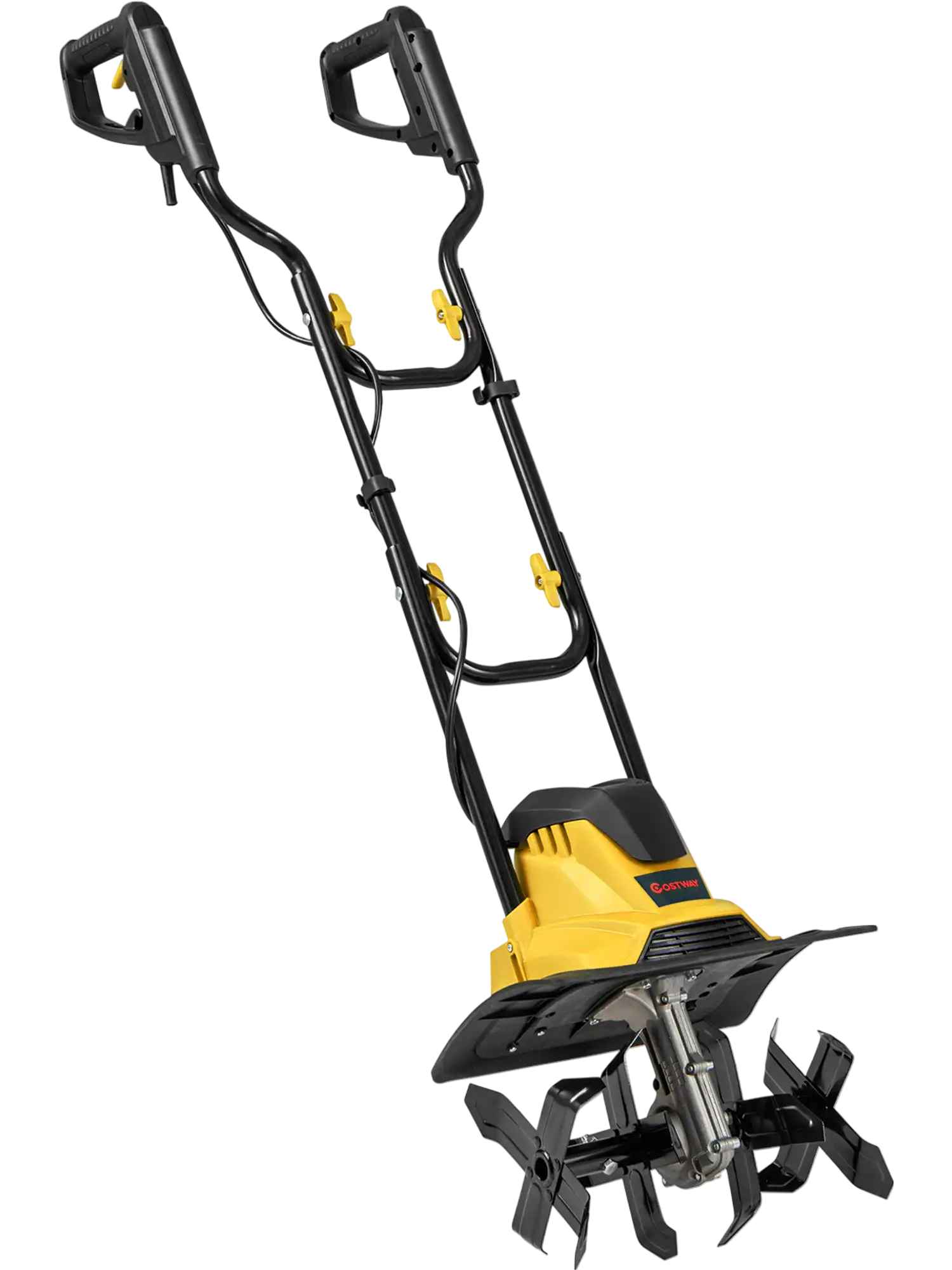 Costway 10 Amp Corded Electric Tiller Cultivator Safety Lock 46861767 New