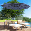 10 Feet Outdoor Patio Umbrella with Tilt Adjustment and Crank-Navy - Gallery View 1 of 10