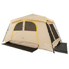 10 Person Instant Cabin Camping Tent with Rainfly 13 ft x 9 ft Portable Large Family Tent-Coffee - Gallery View 1 of 1
