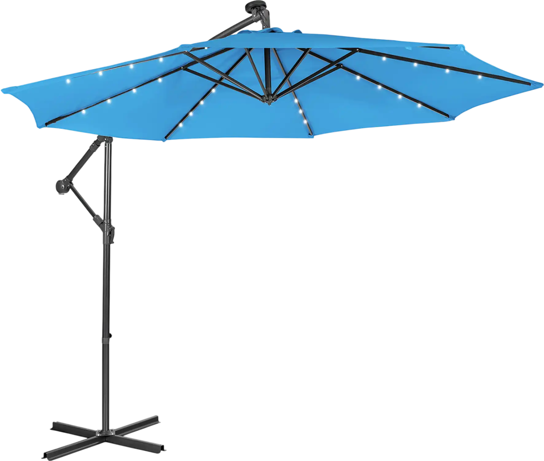 Costway 10' Patio Cantilever Umbrella with Tilting System 28069741 New