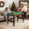 10-in-1 combo game table with foosball and billiards, perfect for family fun and compact living spaces.