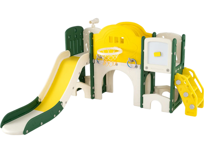 Costway 10-in-1 Toddler Slide Climber Playset Indoor Playground 62644684 New