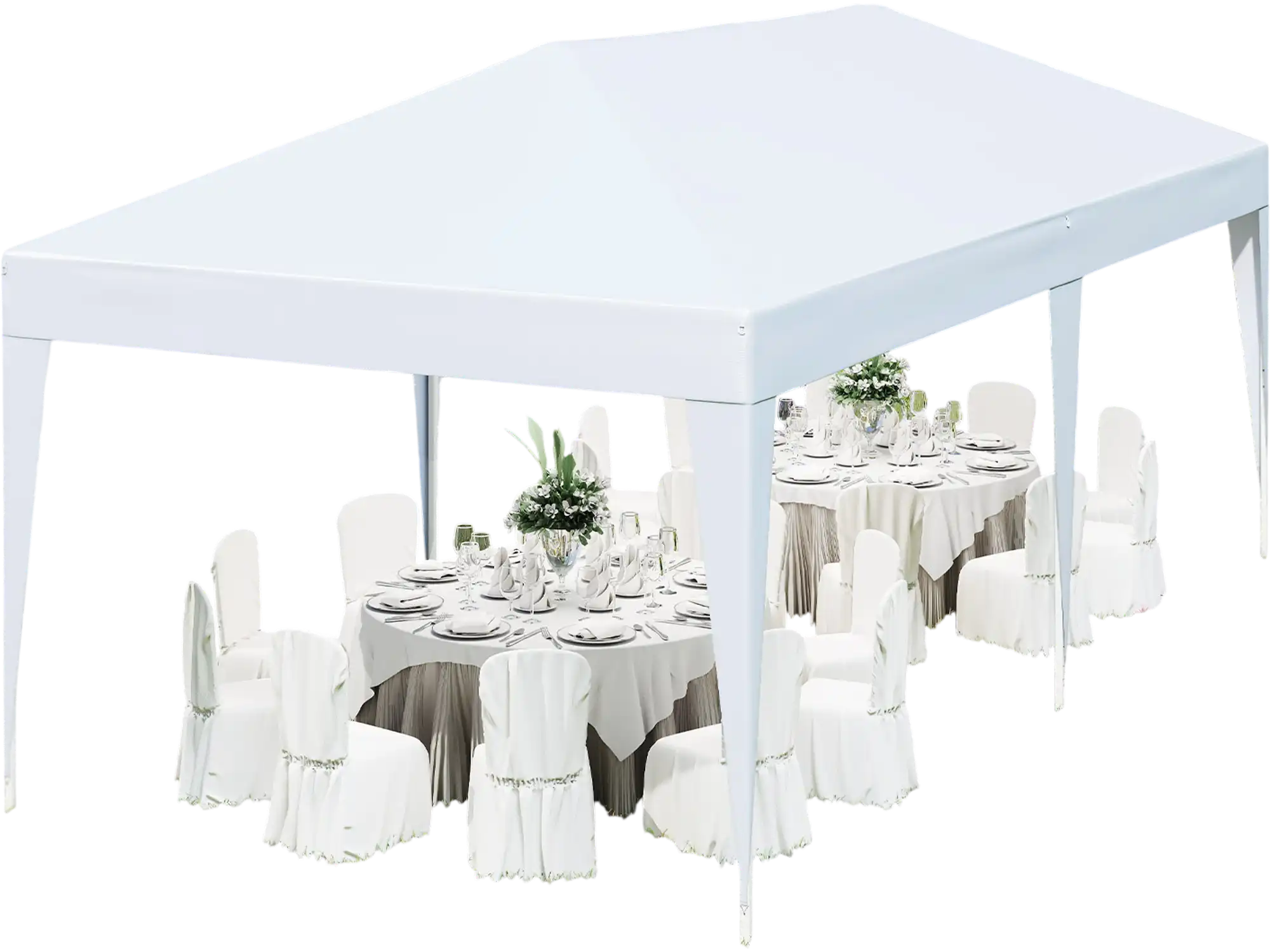 Costway 10' x 20' Pop Up Canopy Tent White 941386725 New
