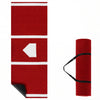 10 x 3.8 ft Baseball and Softball Hitting Mat with Home Plate-Red - Gallery View 1 of 1