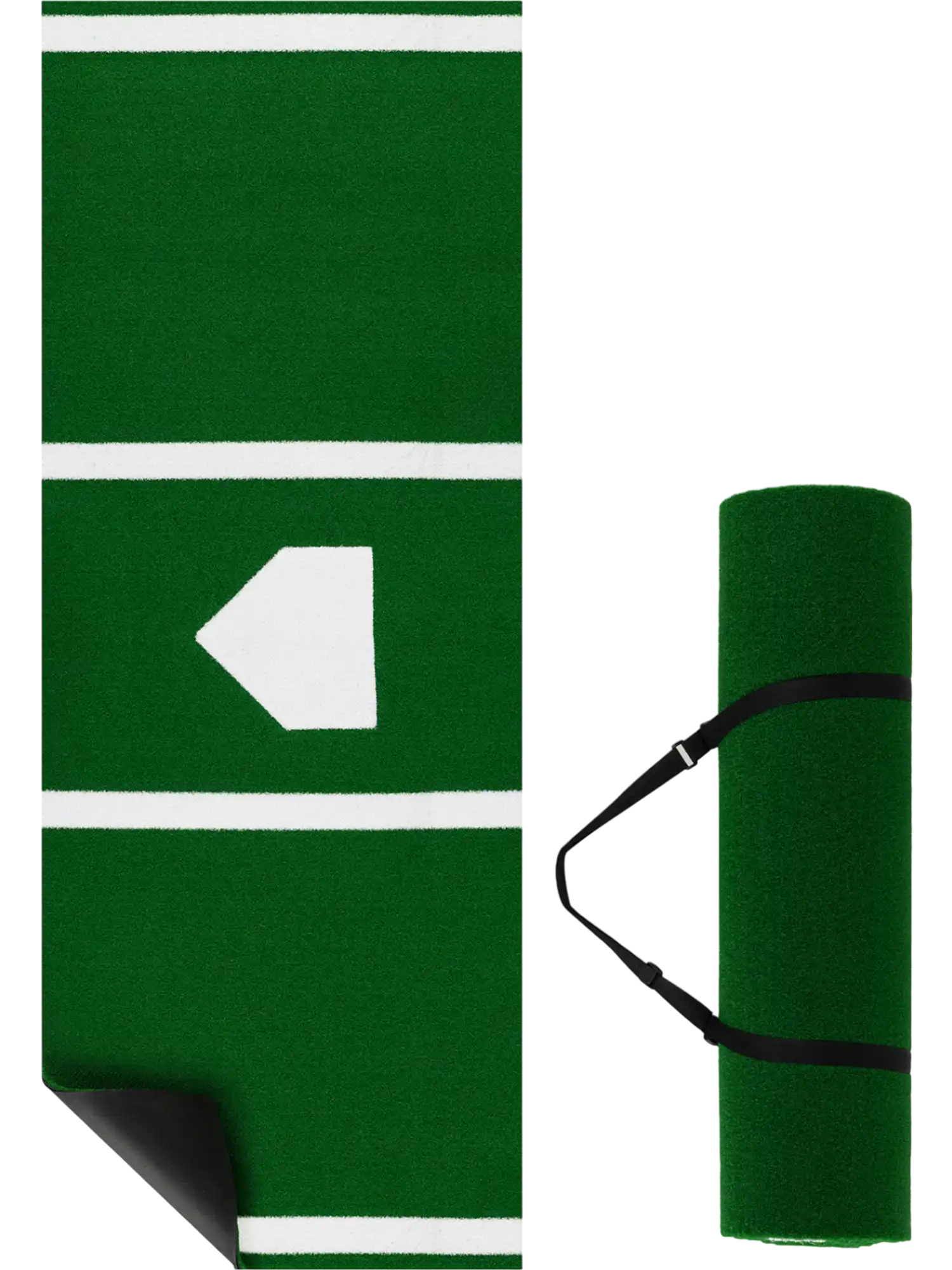Costway 10' x 3.8' Baseball Softball Hitting Mat w/ Home Plate 54782171 New