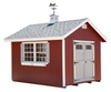 EZ-FIT Homestead Shed Kit 10' x 16' Stylish and Durable Pre-Panelized Storage Solution New