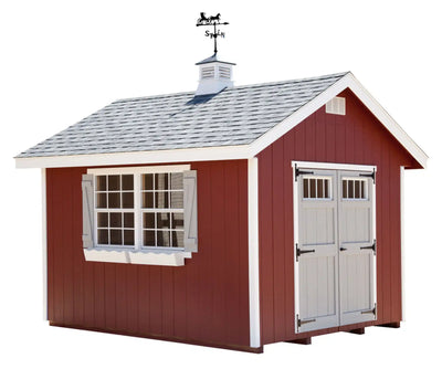 EZ-FIT Homestead Shed Kit 10' x 10' Stylish and Durable Pre-Panelized Storage Solution New
