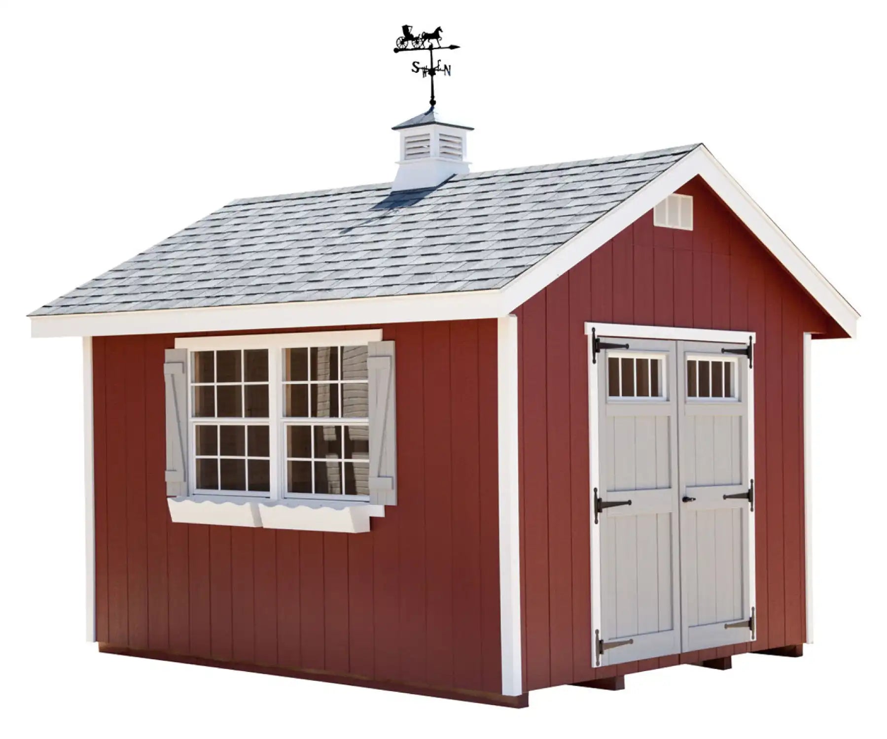 EZ-FIT Homestead Shed Kit 8' x 12' Stylish and Durable Pre-Panelized Storage Solution New