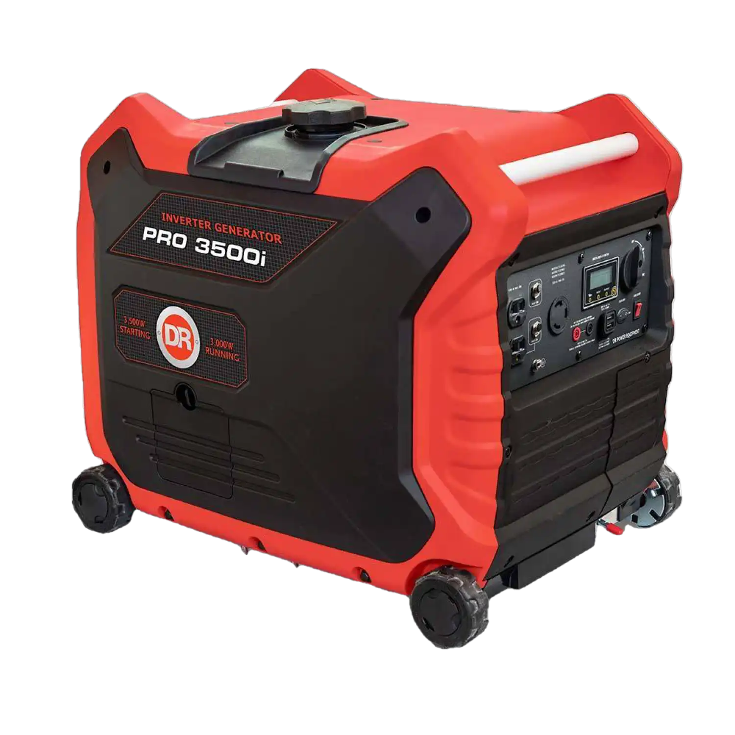 Generac/DR Power IQ3500 / PRO 3500i 3000/3500W Gas Electric Start Inverter Generator W/ Wheel Kit New