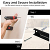 18-inch magnetic tool holder strip installation steps with screws, showcasing strong magnetic force for secure tool.