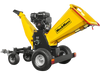 6 inch E-start Zonsen 420cc 13.4hp Gas Powered 4 - Wheel Drum Wood Chipper with Taillight ,  B150