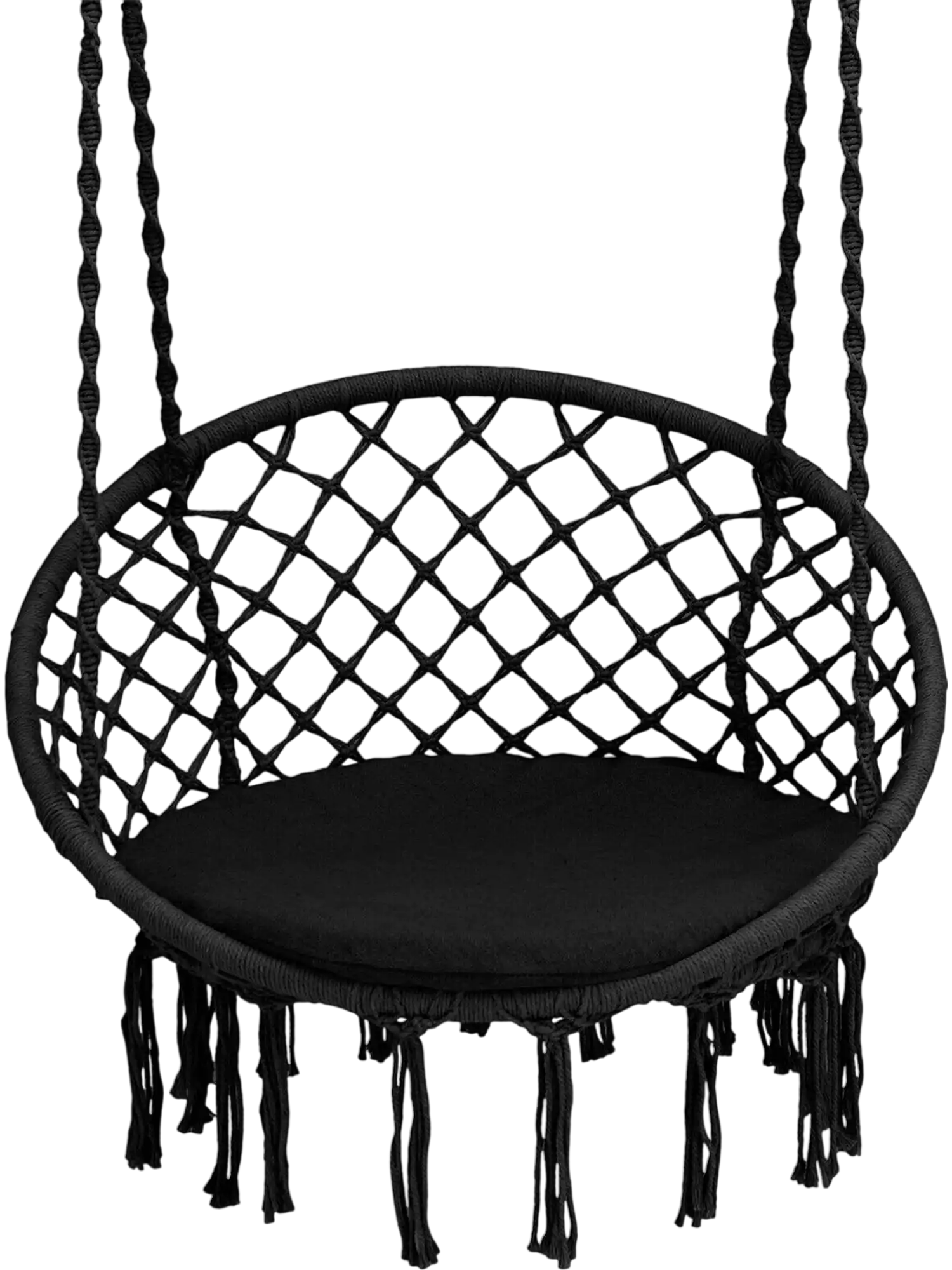 Costway Cushioned Hammock Swing Chair with Hanging Kit 17538064 New