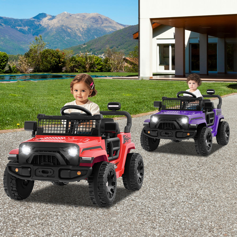12V Kids Ride on Truck Car Battery Powered Electric Vehicle-Red - Gallery View 1 of 11