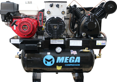 Mega Compressor MP-13030HWGU 3-in-1 Air Compressor Welder Generator 30 Gallon 13 HP Honda Electric Start New