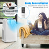 Portable 12000 BTU air conditioner with remote control, ideal for cooling rooms up to 400 sq.ft. for home or office use.
