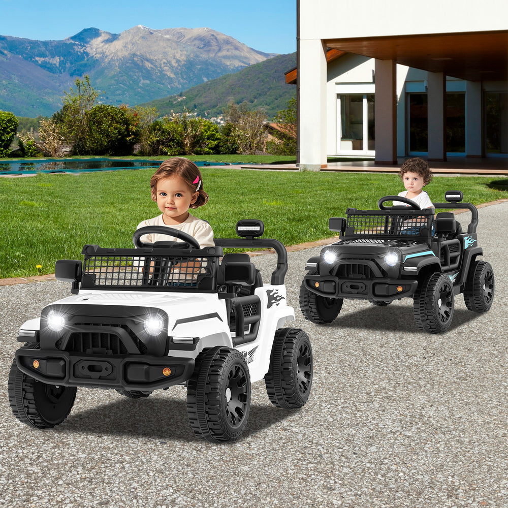 12V Kids Ride on Truck Car Battery Powered Electric Vehicle-Black - Gallery View 1 of 11