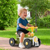 Ride on Toy with Steering Wheel and Train Whistle Sound Button-Green - Gallery View 1 of 11