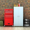 Rolling Cabinet Storage Chest Box Garage Toolbox Organizer-Red - Gallery View 1 of 11