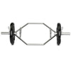 Side view of the 56-inch Olympic hexagon deadlift trap bar showcasing the heavy-duty steel construction and loadable.
