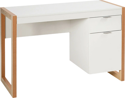 Costway Modern Computer Writing Desk with Cabinet Drawer 43986015 New