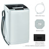 Costway Full-Automatic Washing Machine Portable 8.8lbs Capacity with Drain Pump New