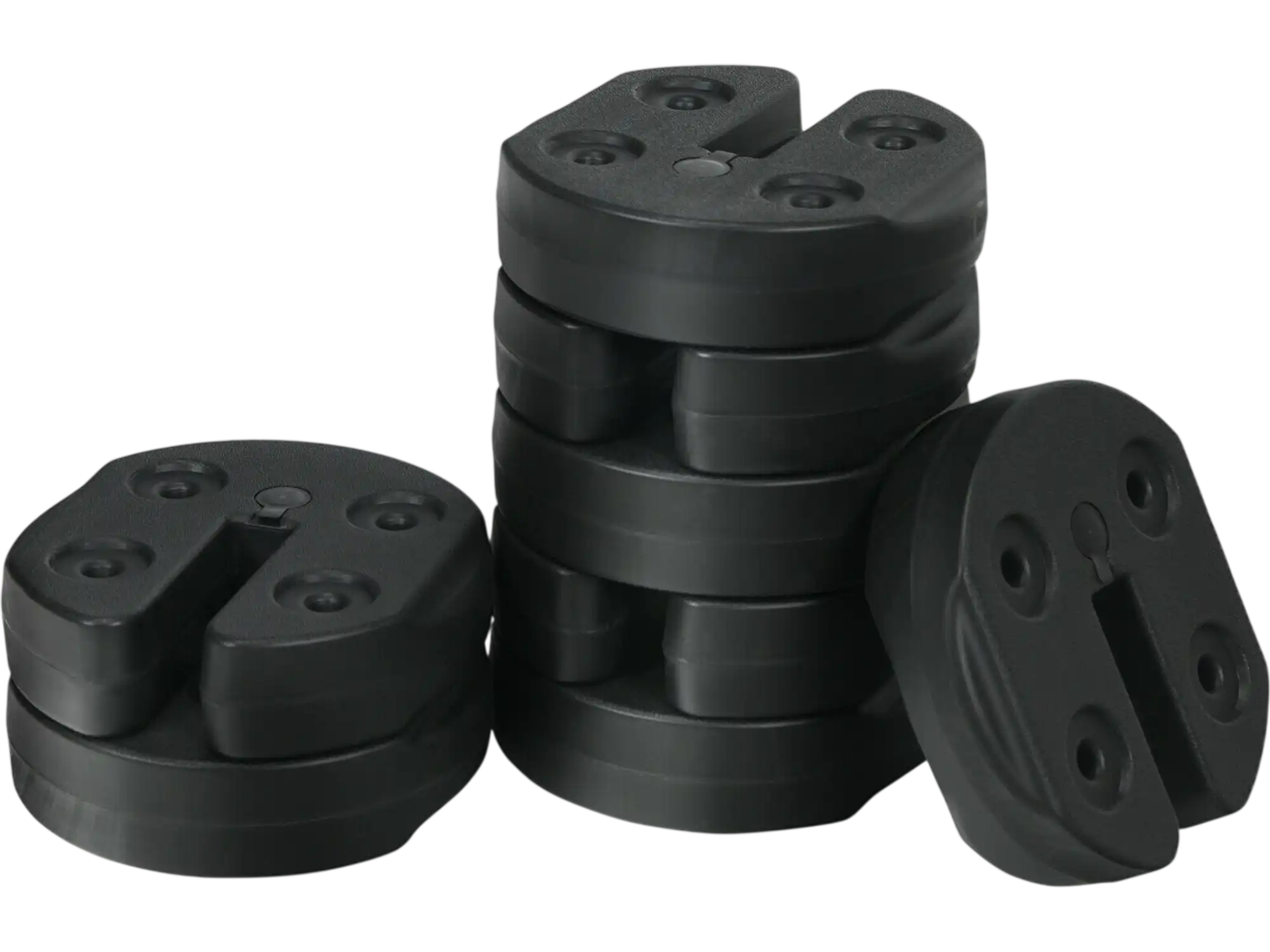 Costway 40lbs Canopy Weight Plate Kit Set of 8 No-Pinch 24765890 New