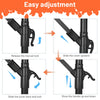 Close-up of the adjustment mechanism for the 10 Feet Offset Umbrella, featuring a manual lock and easy crank for angle.