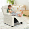 Kids Recliner Chair with Cup Holder and Footrest for Children-Beige - Gallery View 1 of 12