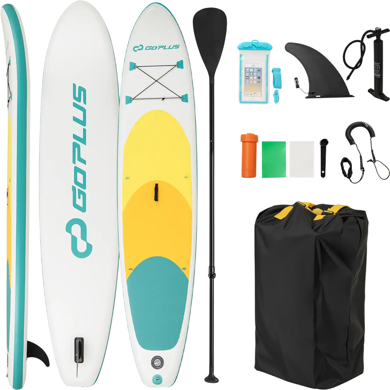 Costway 11' Premium Inflatable Stand Up Paddle Board SUP 642893715 New