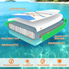 Cross-section view of the 11 Feet Premium SUP inflatable paddle board showcasing reinforced PVC, drop stitch core, and.