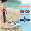 Dual action hand pump for quick inflation of the 11 Feet Premium SUP Inflatable Stand Up Paddle Board with gauge.