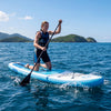11' Wide Inflatable Stand Up Paddle Board with Backpack for All Skill Levels-Dark Blue - Gallery View 1 of 11