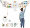 11-in-1 Toddler Learning Activity Center Owl Activity Wall Busy Board Panels for 3+ Years Old