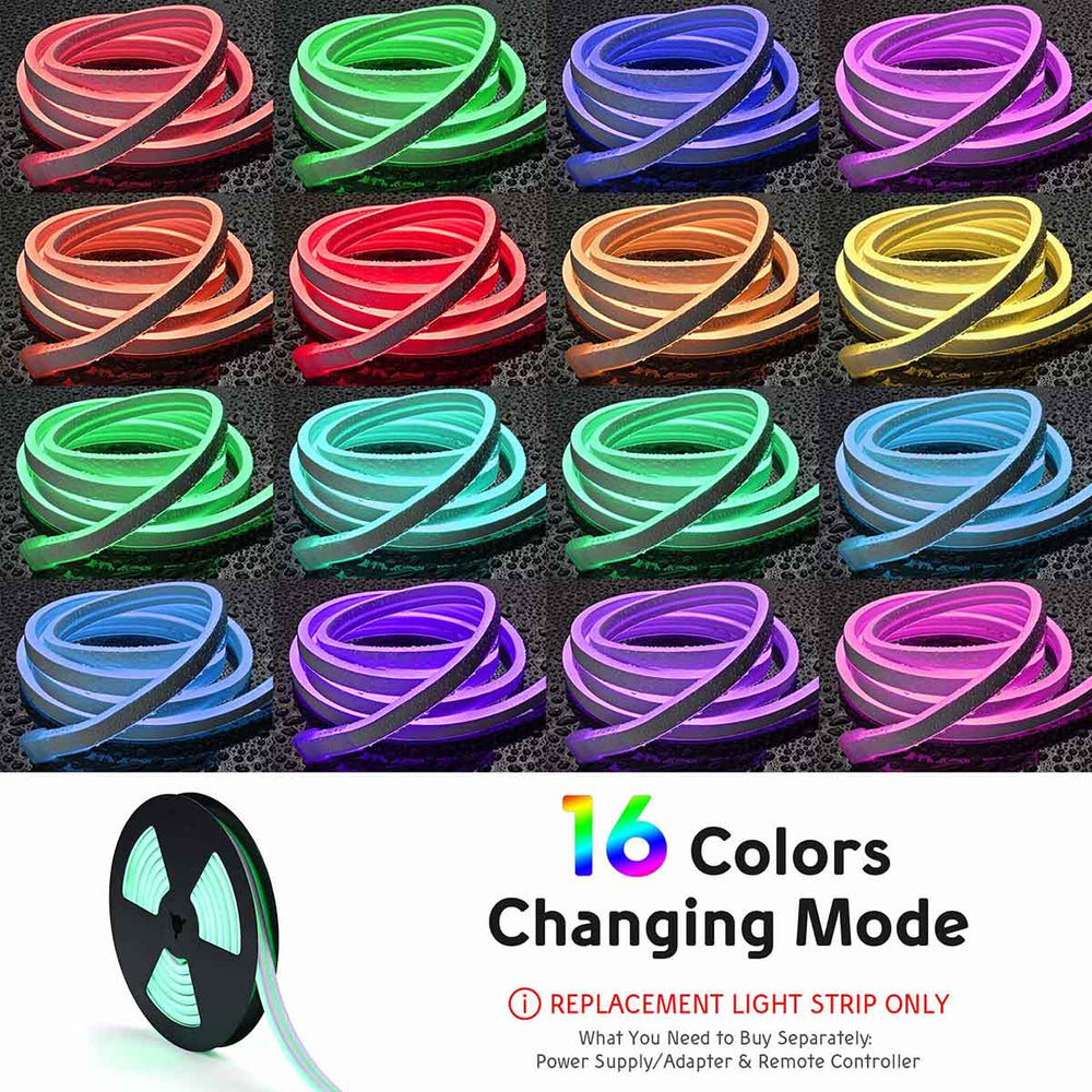 Yescom Neon Rope Light Replacement Strip Light 10ft RGBW New