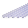 Yescom Plastic U-Channel 3ft 11/16in. Set(5) for RGBW Neon Rope Lights New