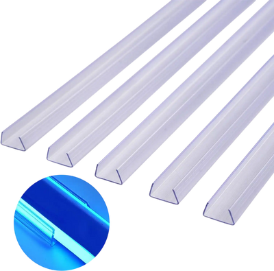 Yescom Plastic U-Channel 3ft 11/16in. Set(5) for RGBW Neon Rope Lights New