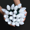 Yescom C9 LED Light Bulb 25 Count 0.6 W UL Listed New