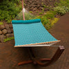 Algoma Quilted Hammock with 12 ft. Wood Arc Frame and Pillow New