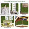 Artificial hedge boxwood panels, 20"x20", perfect for indoor and outdoor decoration, creating privacy screens and.