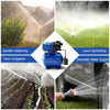 Blue 1200 W garden water pump with 150 ft lift and 1000 GPH rating for irrigation and domestic water supply.
