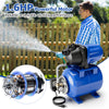 Garden water pump with 1.6HP motor, 150-foot lift, and 1000 GPH capacity for efficient irrigation and drainage.