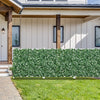 Artificial ivy privacy fence measuring 120 x 40 inches, featuring dense non-fading leaves for outdoor decoration.