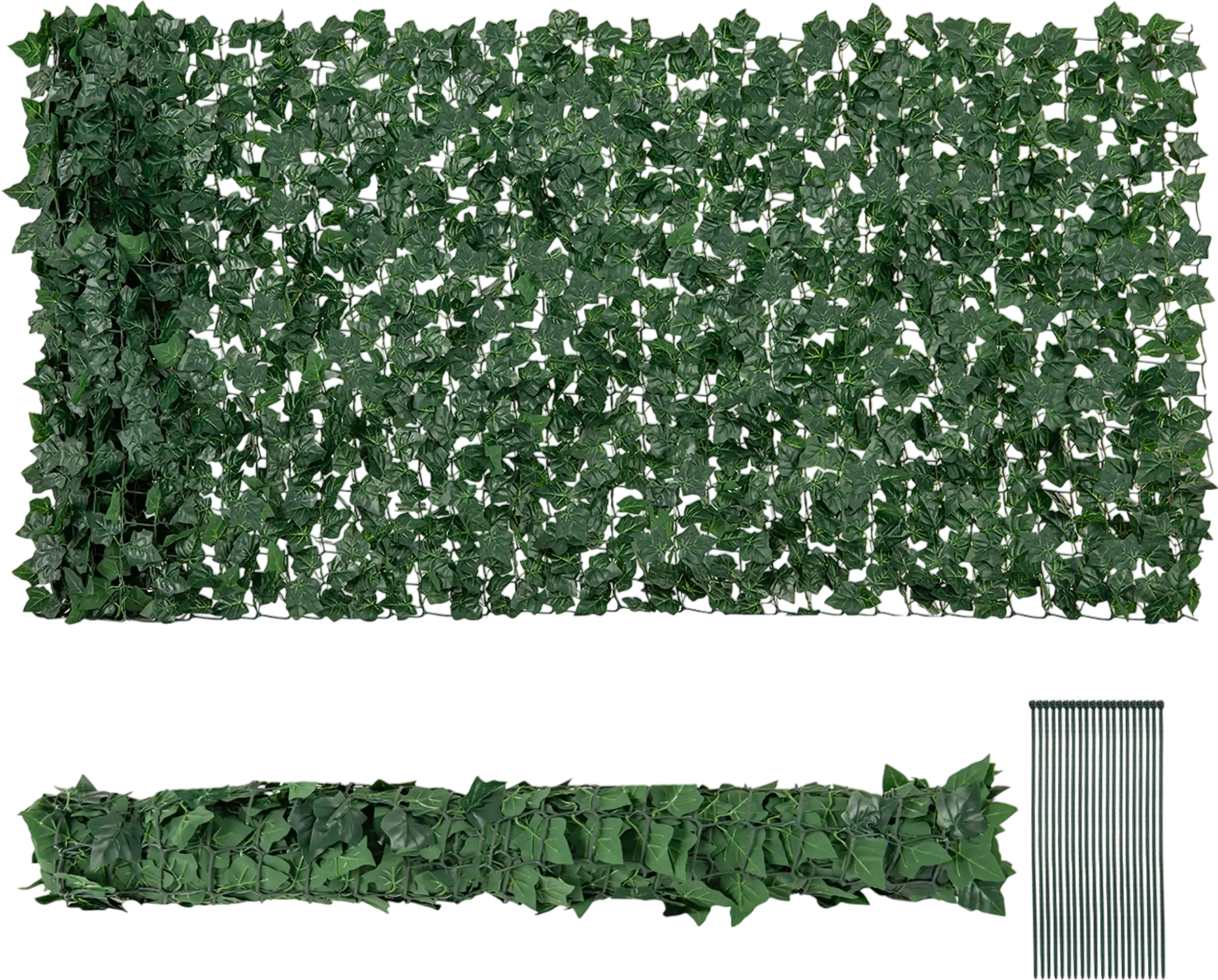 Costway Artificial Ivy Privacy Fence 120 x 40