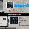 Wired control panel for the 124 Pint Crawl Space Dehumidifier, featuring 3 modes and a 24H timer for customized.