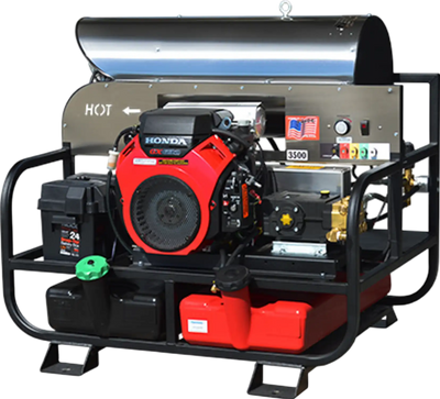 Pressure Pro Super Skid Pressure Washer 12V 3500 PSI 5.5 GPM Honda GX630 Engine New