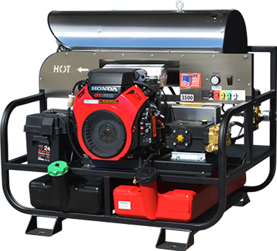 Pressure Pro Super Skid Pressure Washer 12V 4000 PSI 7 GPM Honda GX690 Engine New