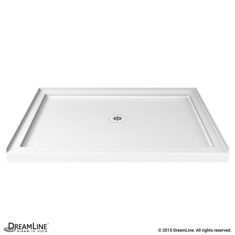 DreamLine Acrylic Shower Base and Backwall Kit Center Drain 32" x 48" x 76.75" New
