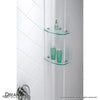 DreamLine Neo-Angle Shower Base and Corner Backwall Kit 36" x 36" x 76.75" New