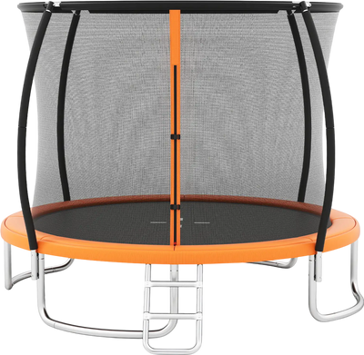 Costway 12' Outdoor Recreational Trampoline w/ Safety Enclosure Net 94296716 New